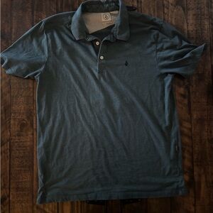 Volcom Men's Dark Gray Polo Shirt